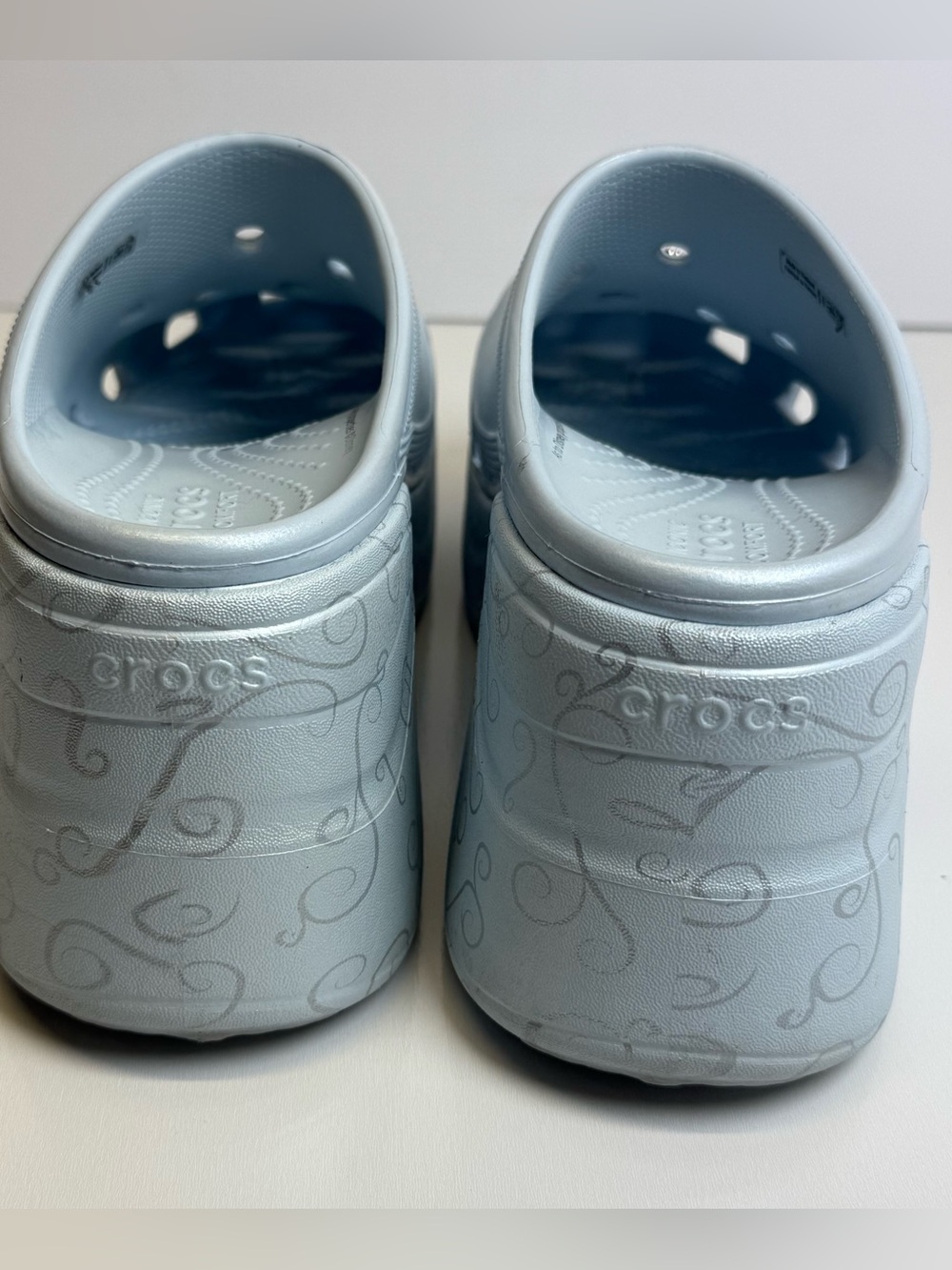 Disney Parks 2025 Cinderella 75th Anniversary Heels Crocs | Adult Size W8/M6 - Picture 5 of 9